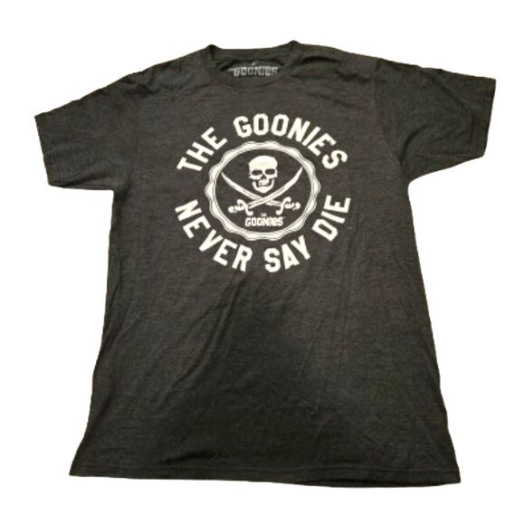 The Goonies Never Say Die T-Shirt Men’s M Gray – Ripple Junction Classic - Picture 1 of 6